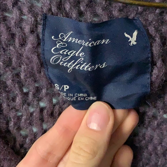 Purple wool sweater - Picture 2 of 2